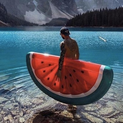 Half Watermelon Mat - Sky Egypt (F & G TRADE)